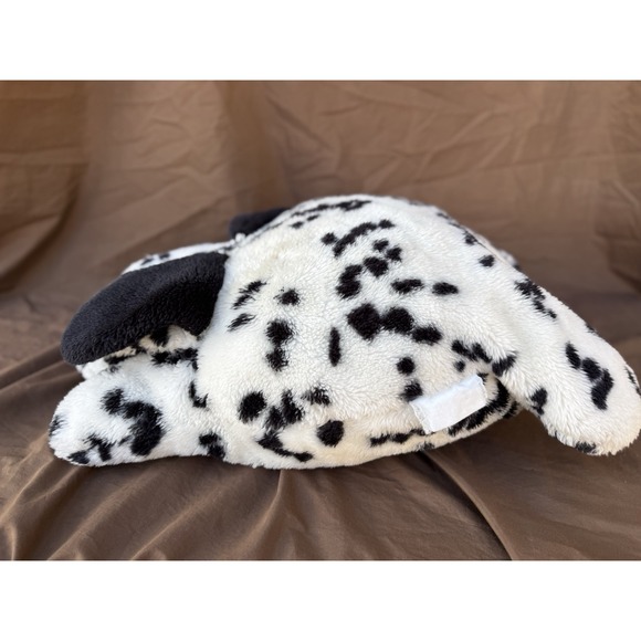Vintage HTF Crown Crafts Pillow Buddies Jr  Plush Dog Dalmatian Puppy 24" Long - Picture 2 of 7